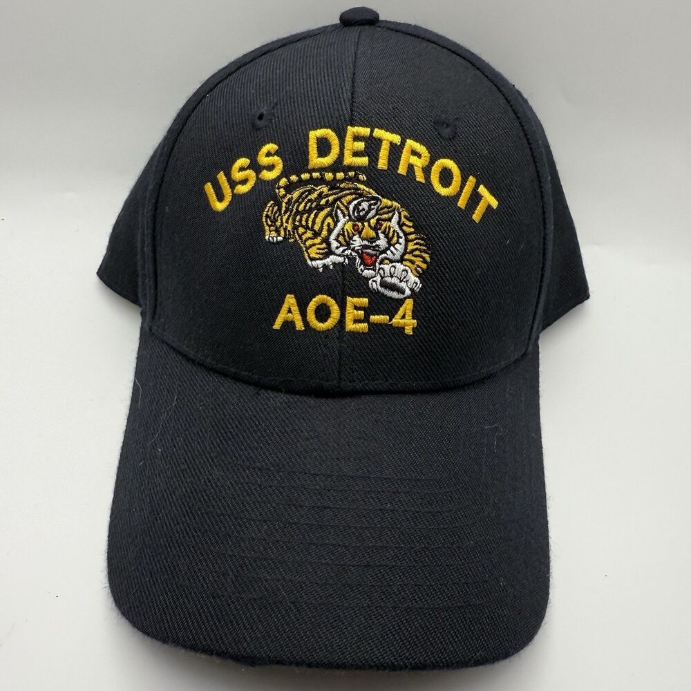 USS DETROIT AOE- 4  The Corps US Navy Baseball Cap Hat One Size